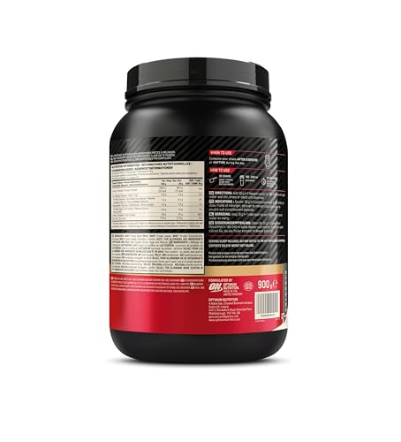 Optimum Nutrition Gold Standard 100% Whey Proteine in polvere per lo Sviluppo e il Recupero Muscolare con Glutammina e Aminoacidi BCAA Naturali, senza Aromi, 30 Dosi, 900 g - 8