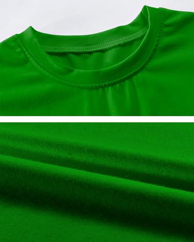 Girls St Patricks Day Crop Tops Irish Green Shirt Short Sleeve Irish Green Tshirts for Girl 6-14 Years4