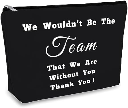 Boss Gift Leader Appreciation Gift for Women Makeup Bags Thank You Gift for Team Leader Supervisor Coach Oxford Cloth Cosmetic Bag Pouch Boss Day Birthday Gifts for Coworker Leader Boss Leaving Gift