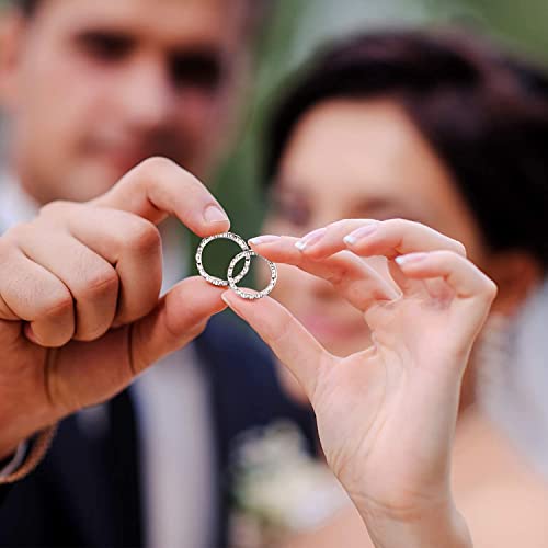 Ubgicig 925 Sterling Silver Heart Cubic Zirconia Ring For Women Size 5-10(Size 6) #TOP1