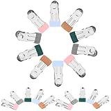 ROMISBABA 25 Stück Wäscheklammern aus Edelstahl rutschfest Winddicht...