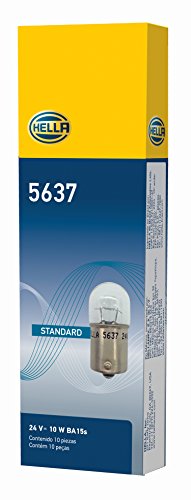 Hella 5637 24V 10W bombilla de navegación e interior miniatura 3