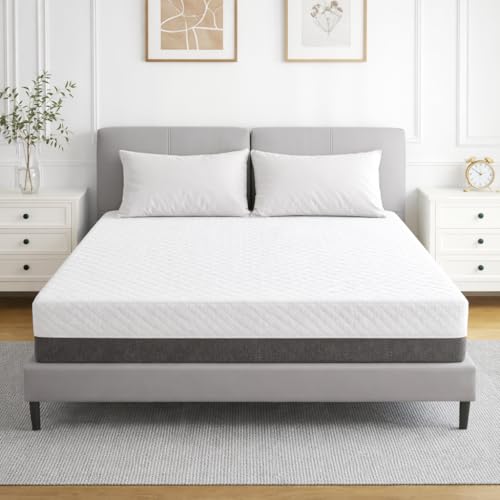 Euro Sleep Gel-Infused Memory Foam Mattress – Cool Sleep Comfort, No Sagging High Resilience Support, Removable & Washable Anti-Slip Cover (Single 80x200x15 cm)