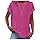 Chemise Femme Coton Lin Chemisier Élégant Col pour Henley Couleur Uni Tee Shirt Été Haut Top Respirant T-Shirts Grande Taille Tunique Blouse