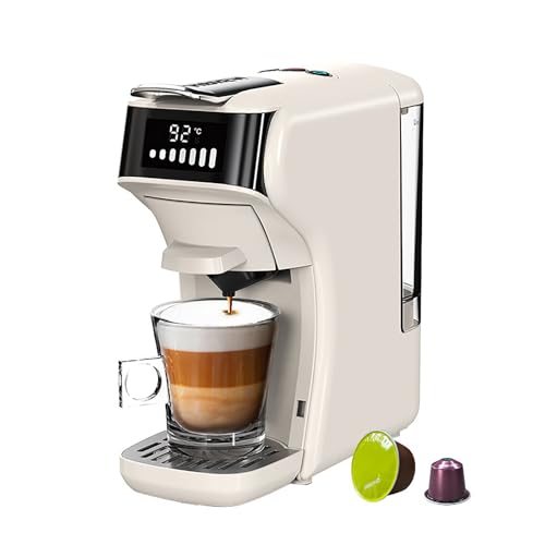 Ekspres do kawy z 20 barami, idealny dla baristów amatorów, współpracuje z kawą mieloną, łatwy w użyciu i czyszczeniu, idealny do przygotowywania cappuccino i latte