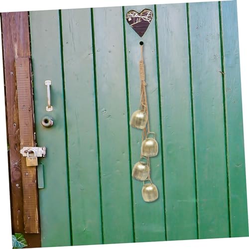 Vaguelly 1 conjunto de sinos de vaca harmonia de animais sinos de Natal para pendurar sinos sortudos