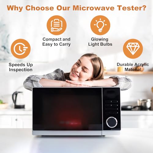 Image of 4750 Microwave Diagnostic Tool - Microwave Oven Safety Tester for Home /Commercial Microwave Oven Inspection (Circle)