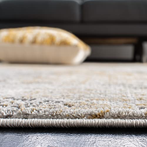 Tapete decorativo SAFAVIEH 4' x 6' beige gris miniatura 4