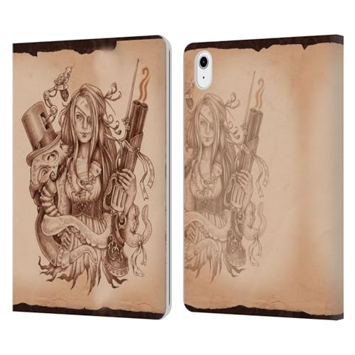 Carcasa de cuero tipo libro compatible con Apple iPad Air 2020 y 2022
