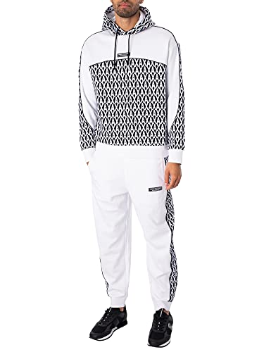 A｜X ARMANI EXCHANGE Men's Cotton Jacquard Fleece Hooded Sweatshirt4