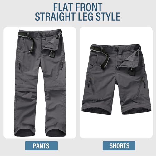 Boys Cargo Hiking Pants Kids Quick Dry Scout Pants4