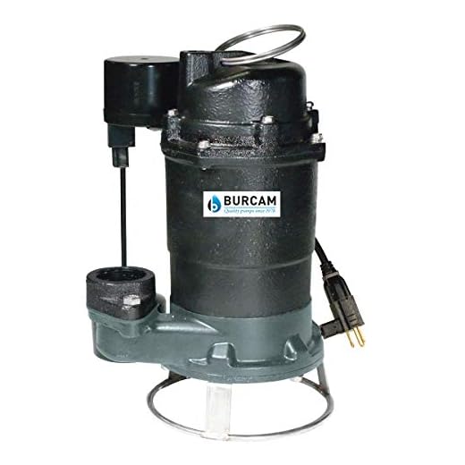 BURCAM 400700PZ 3/4HP Sewage Grinder Pump
