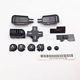 Left Right ABXY LR Full Button Set Replacement for DS Lite NDSL Buttons Kit Black Color
