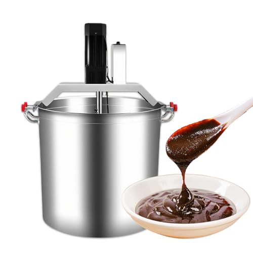 KUSOLE Olla Autoagitadora Comercial, con Calentamiento Directo, para Mezclar Salsas Y Sopas, Ideal para Mermeladas Y Salsas, Cocinas Comerciales, 110 V/220 V 40L