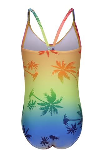 Image of Moon Tree Girls One Piece Swimsuits Ruffle Swimwear Beach Bathing Suit 2-14 Years