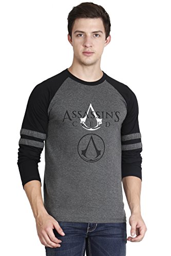 Image of FLEXIMAA Men's Cotton Round Neck Printed Full Sleeve T-Shirt
