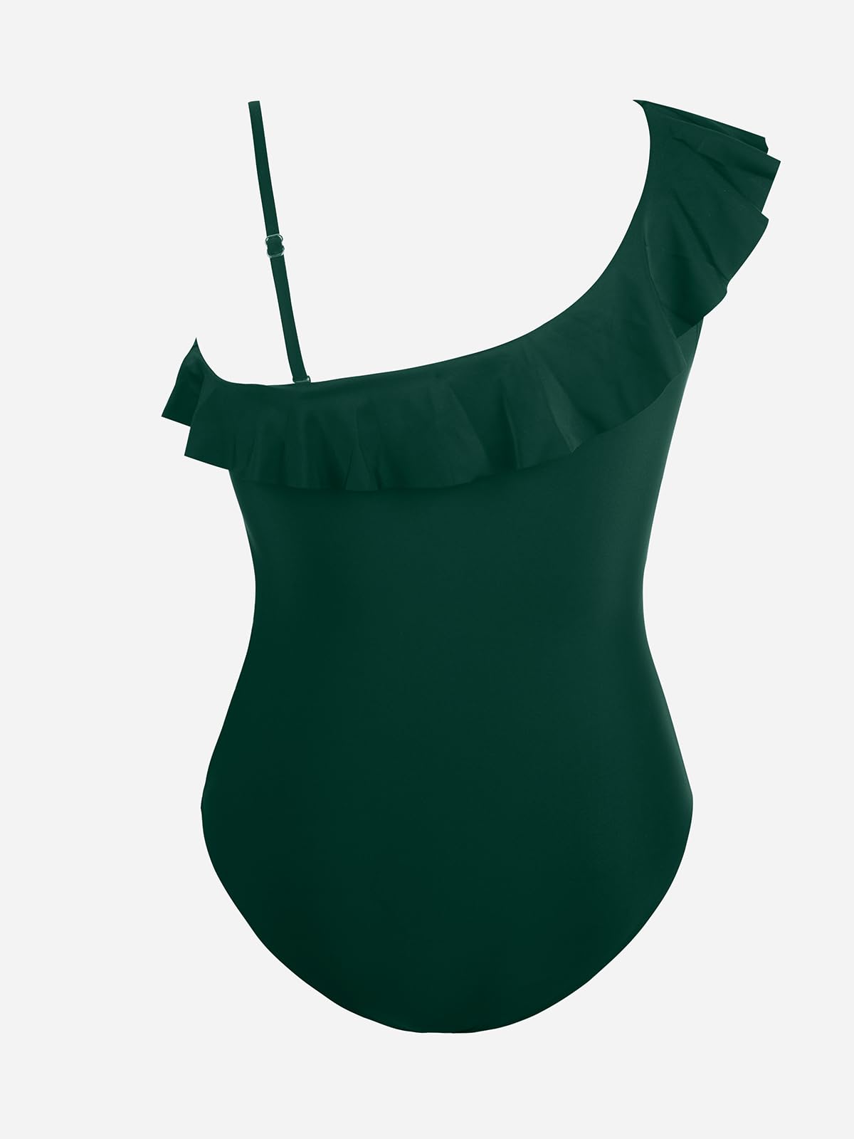 CUPSHE Maillot de bain une pièce pour femme - Maillot de bain de maternité à volants et bretelles amovibles