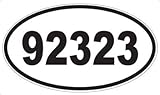 US Decal, Inc. Number 92323 Oval Sticker