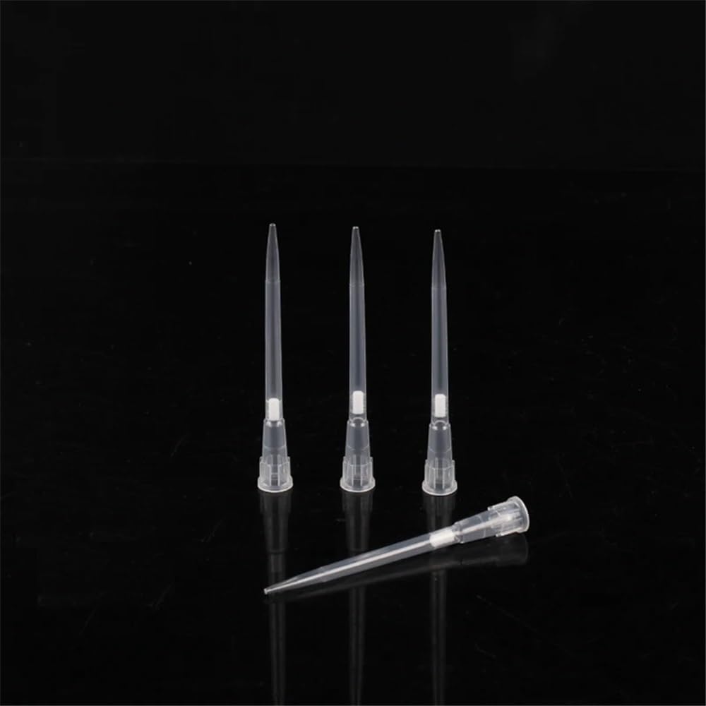 Labor 10ul 20ul 50ul 100ul 200ul 1000ul 5ml 10ml Kunststoff-Pipettenspitzen mit Sandkernfilter for Spender(200ul long 1000pcs)