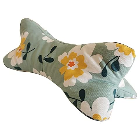 ZHIWEIKJ Bone Neck Pillows Dog Bone Shaped Pillow Cervical Neck Pillow For Camping Sleeping Travel Car Truck Driving Home And Office Rest 15.75x7.09x7.09 Inch,One Szie (Size : D) Cover