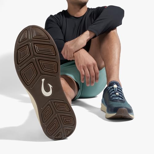 Image of OluKai 'Ahi Men's Water Shoes, Cushioned & Quick-Drying Marine Sneaker, Breathable Mesh & Wet Grip Rubber Outsole for Boats, Docks & Wet Surfaces