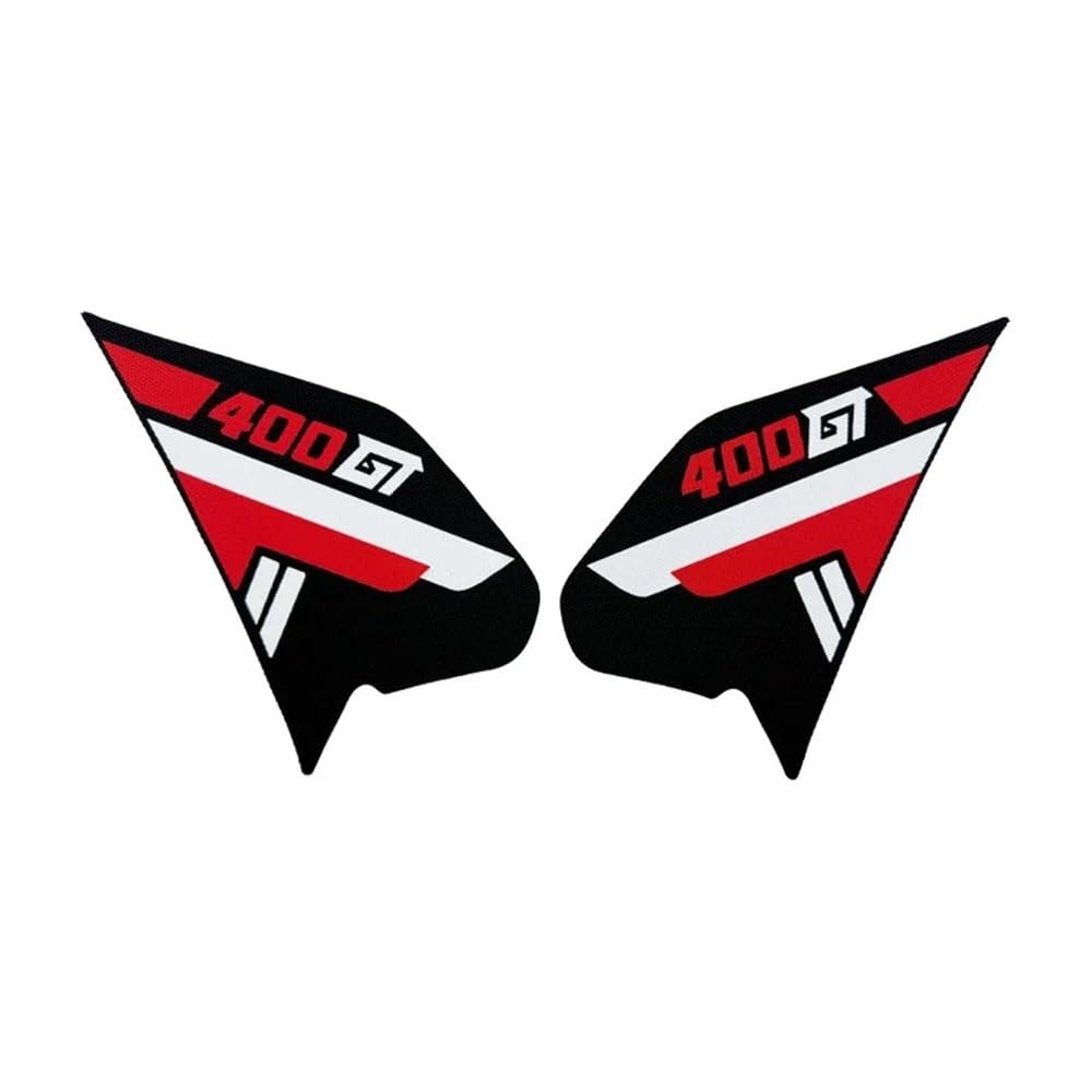 Motorcycle Fuel Tank Protector for CF&Moto 400GT 650GT Motorcycle Tank Decal Knee Sticke(400GT C)