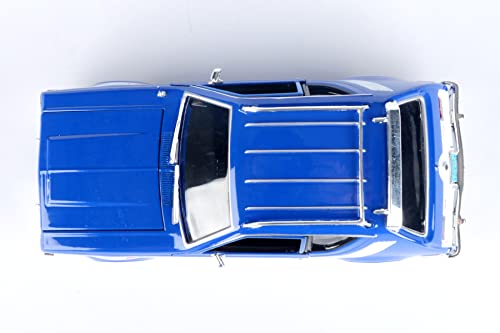 Motormax 1974 AMC Gremlin X 1:24 Diecast Modelo Azul miniatura 6