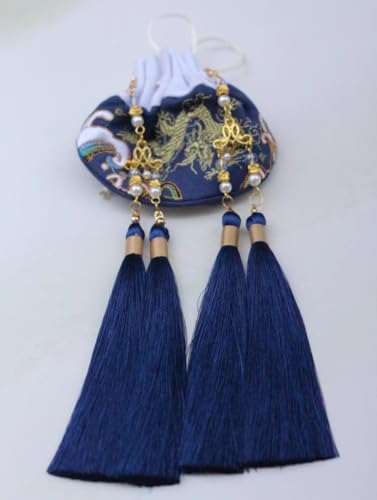 Bolsa vacía bordada estilo antiguo Hanfu miniatura 3
