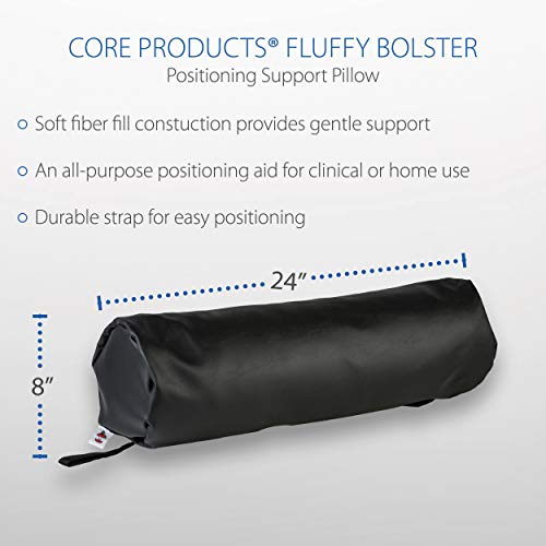Core Products Fluffy Positioning Bolster - Black #TOP2