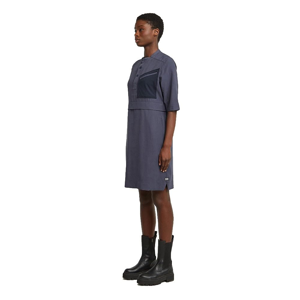 G-Star Damen Half Placket Shirt Dress Ls Wmn Dress