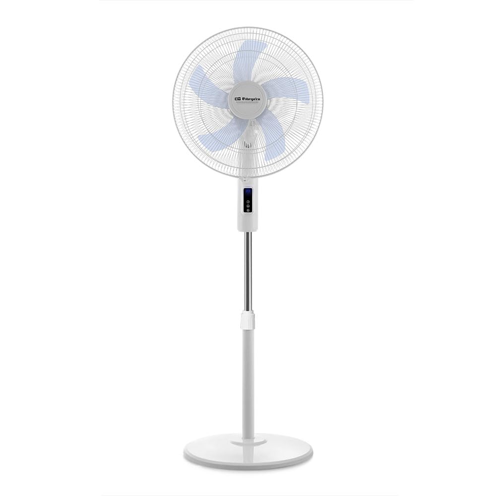 Orbegozo Ventilador de Pie SF 1240 45W Mando a Distancia 3 Velocidades Oscilante 40cm Altura Regulable