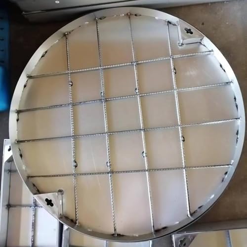 隠し浄化槽カバー プルホール付き 30 32 CM 40 50 60 68 70 78 80 90 100 CM スチール 頑丈な円形円形汚水キャッチ洗面器検査蓋 コンクリート/タイル(30CM(11.8インチ)
