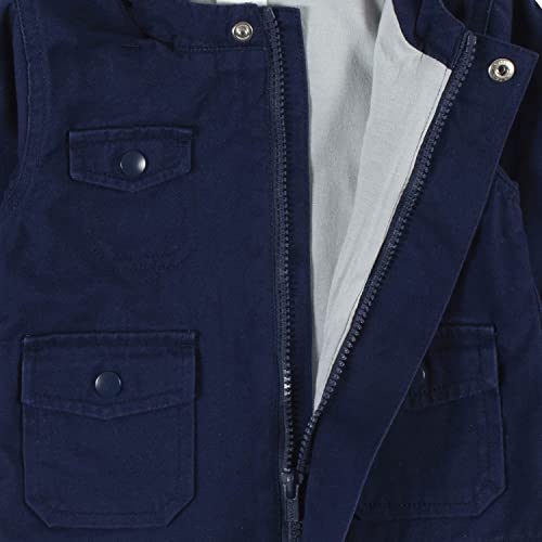 Image of Gerber Baby Hooded Cotton Twill Utility Jacket (Infant Toddler)