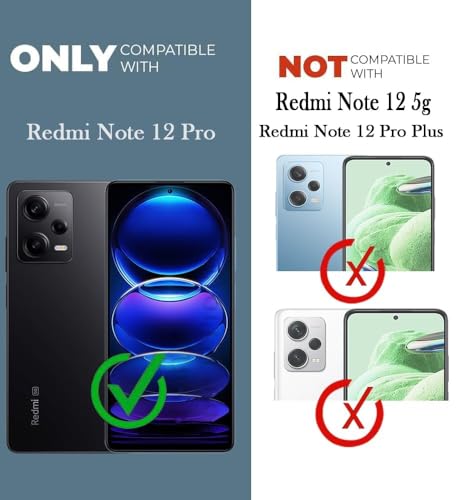 Image of Jkobi Lifetime Anti-Yellow Clear Back Cover Case for Xiaomi Redmi Note 12 Pro 5G (Sleek Hard Crystal | Shockproof and Camera Protection)