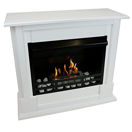 Bio Ethanol et Firegel Cheminee Modèle Rafael Deluxe - Couleur au Choix (Blanc) Cover