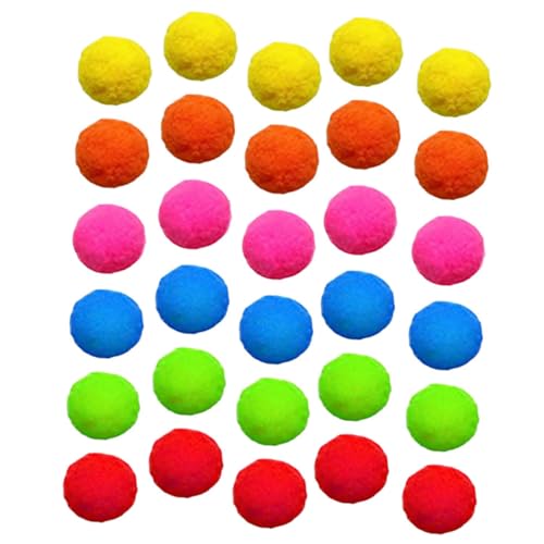 HONMEET 30pcs Versatile Ball for Pool Beach and Outdoor Games for Family Fun and Parties Mixed Color Colors