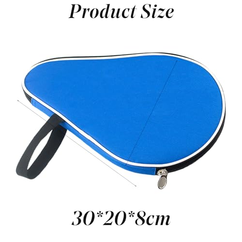 Table Tennis Bat Bag,Waterproof Ping Pong Paddle Bat Pouch,Table Tennis Racket Cover for One Racket Extra Ball Compartment for 3 Balls - Image 2