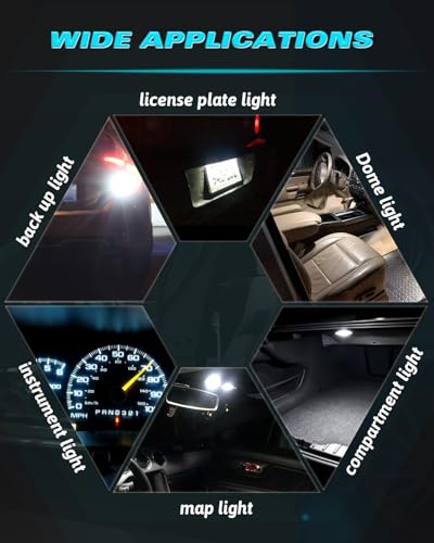 Kit de 16 luces LED interiores para Ford F150 12V blancas miniatura 6