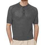 Ying Men Knitting Short Sleeve Men Shirts Summer Shirt Men Light Summer Shirt Men Tankshirt Men Short Sleeve Shirt Men Short Sleeve Shirt Men Short Sleeve Shirt Men Short Sleeve Shirt F-Grey XXL