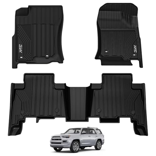 Image of 3W Floor Mats for Toyota 4Runner 2013-2024 & Lexus GX460 2014-2023, TPE