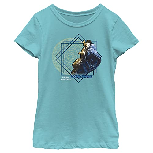 T-shirt Marvel Doctor Strange fille XL manches courtes bleu cadeau parfait pour jeune fan de comics