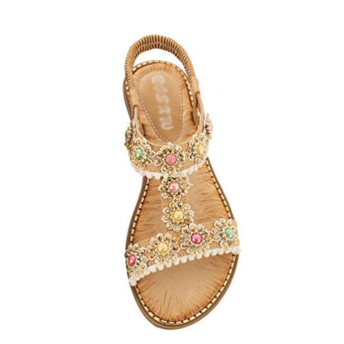 Dooxii Moda Strass Sandali da Spiaggia Flip Flop