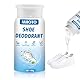 Miioto Schuh Geruchsentferner, Fußdeo Gegen Schweißfüße, Schuh deo Spray Geruchsstop, Fußpuder, Lavendelblütenduft, Geeignet für Sport-Schuhe und Sneaker, 100g