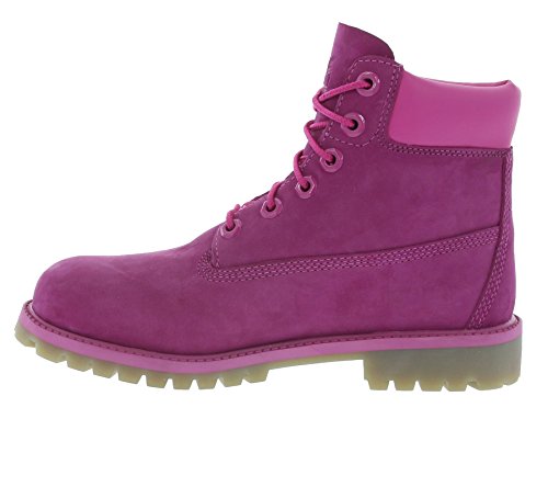 Image of Timberland Kid's 6-Inch Premium Waterproof Boot, Pink, 6.5 M US Big Kid