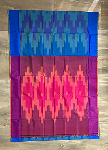 HerClozet pink bishnupuri silk saree in pure silk – image 7