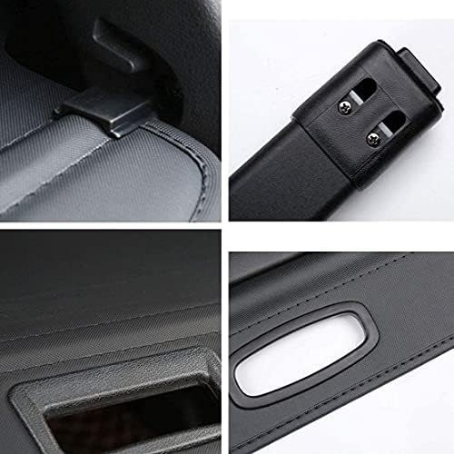 Cache-bagages rétractable pour Jeep Cherokee 2014-2018 rideau coffre noir