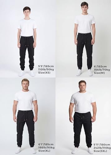 Image of ITALY MORN Cargo Joggers Pants with Pockets for Men