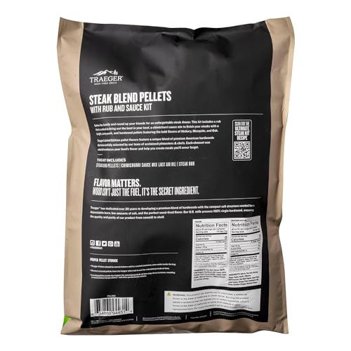 TRAEGER KIT Steak Blend Pellet 18LB PEL355 - Thumbnail 5
