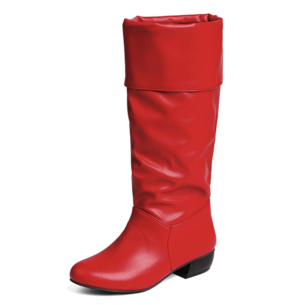 LYYSKY Womens Retro comfortable mid-heeled boots Please see the size chart and product description Size US4-US14 EU34-EU47
