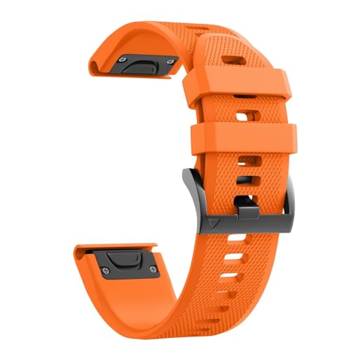 Bracelet silicone 22mm anti-irritation pour montre de sport
